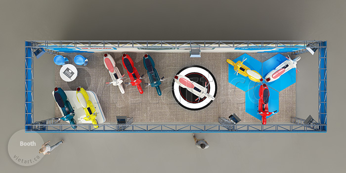 Viet Art thiet ke gian hang trien lam Xuan Cau (4) Thiết kế gian hàng triển lãm Xuân Cầu