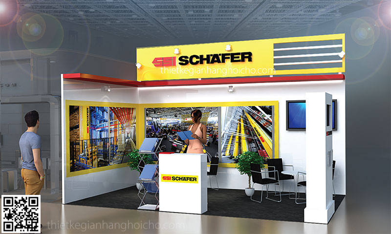 gian hang hoi cho trien lam SSI (3) Thiết kế gian hàng SSI 5x3m