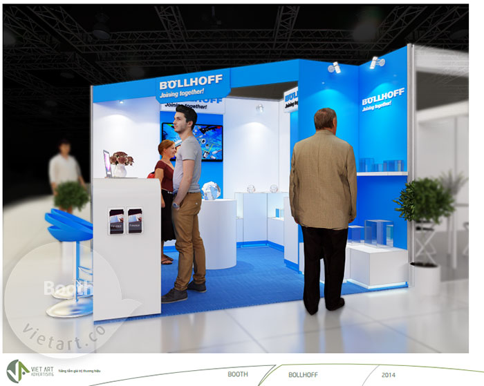Gian Hàng Triển Lãm BollHoff 2014 – Kích Thước 3x3m Gian Hàng Triển Lãm BollHoff 2014 – Kích Thước 3x3m