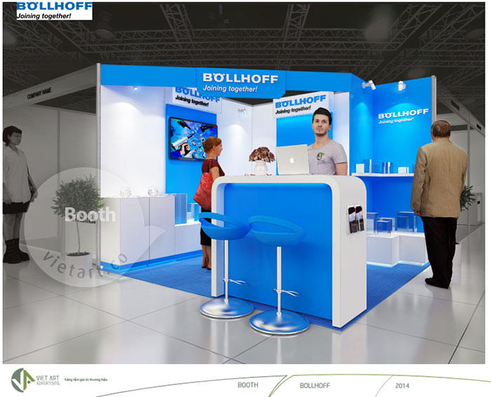 Gian Hàng Triển Lãm BollHoff 2014 – Kích Thước 3x3m Gian Hàng Triển Lãm BollHoff 2014 – Kích Thước 3x3m