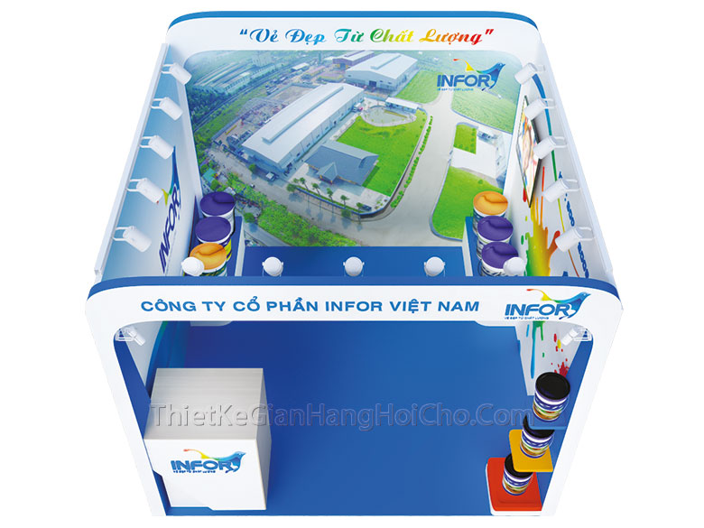 Giải pháp cho gian hàng tiêu chuẩn Giải pháp cho gian hàng tiêu chuẩn