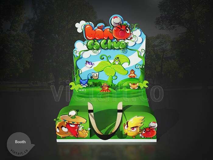 Booth gioi thieu san pham (2) Booth chương trình game