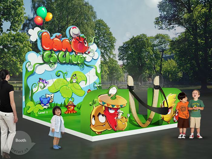 Booth gioi thieu san pham (3) Booth chương trình