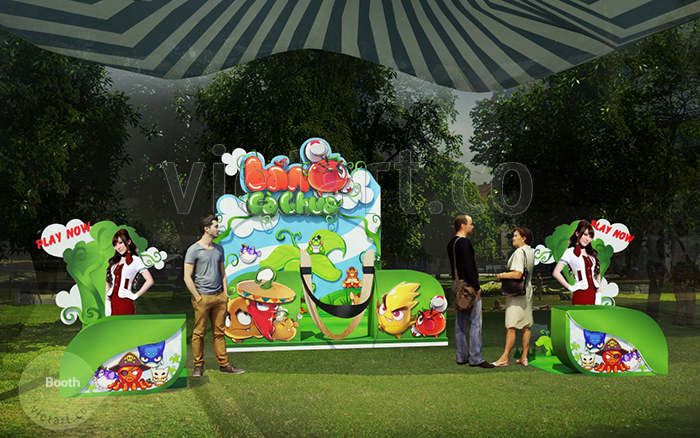 Booth gioi thieu san pham (4) Booth chương trình đẹp