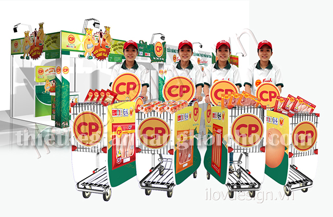 maquette ngang exhibition booth contractor in Vietnam