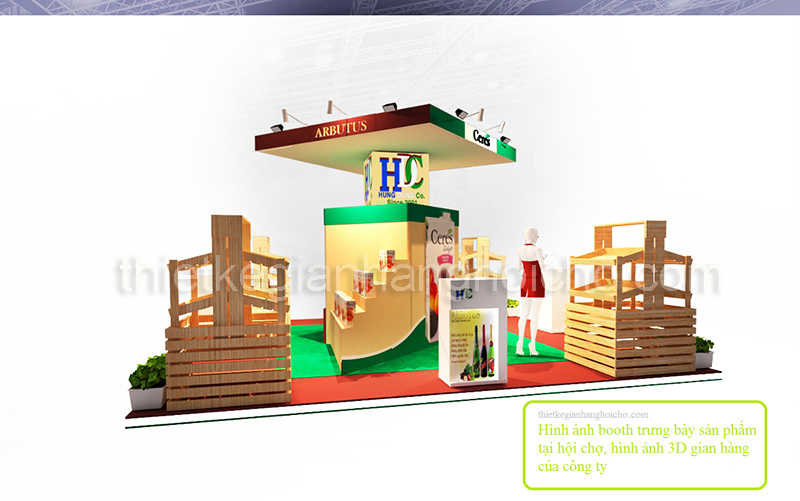 boothgianhang3Dđẹp2 Booth gian hàng