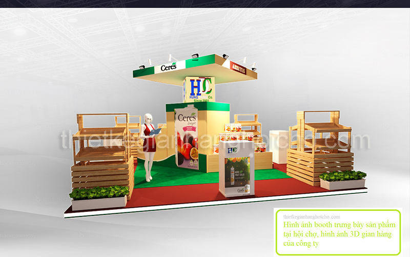 boothgianhang3Dđẹp5 Booth gian hàng