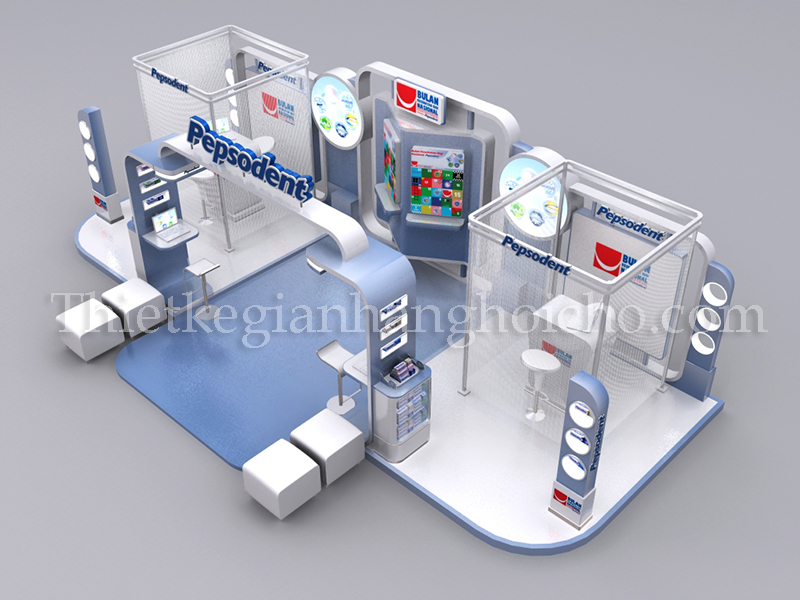 boothgianhangpepsodent1 bOOTH ĐẸP