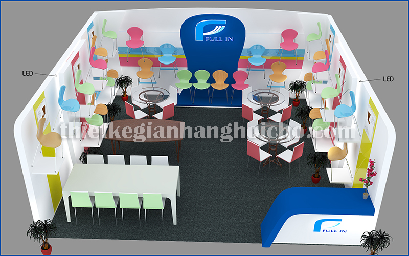 exhibition booth contractor in Vietnam trade fair stand builder in Vietnam