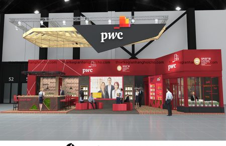 Thiết kế gian hàng ấn tượng