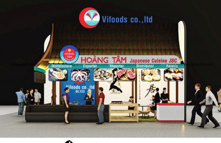 THIẾT KẾ THI CÔNG GIAN HÀNG VIFOODS
