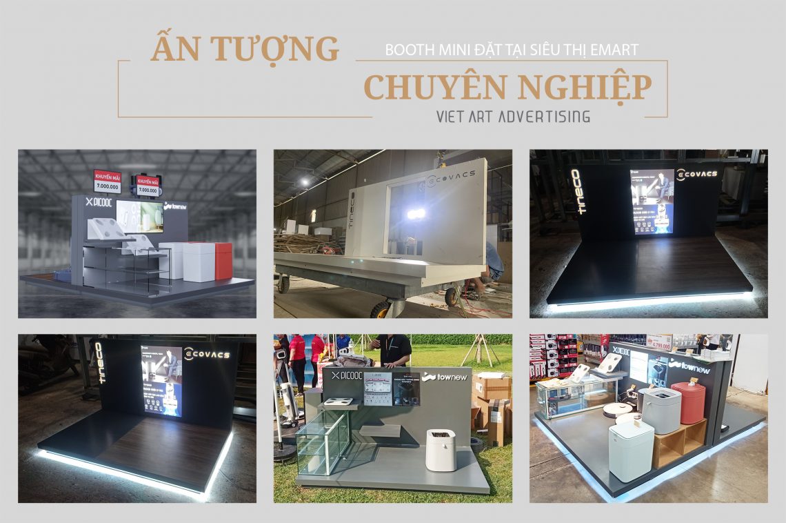 Booth mini la gi? – Giải pháp cho gian hàng nhỏ lợi ích to.